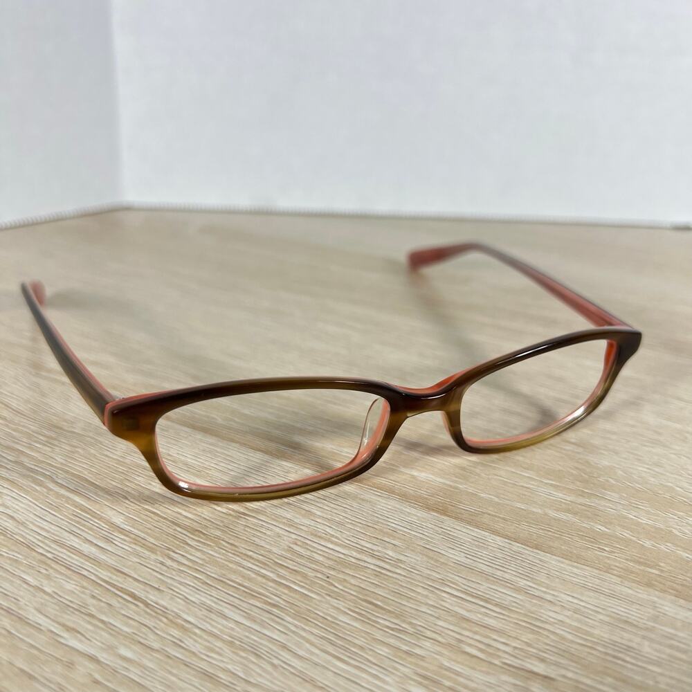 Oliver Peoples Maria OTPI Eyeglasses Brown Pink Frames Only 49-16-135 Japan